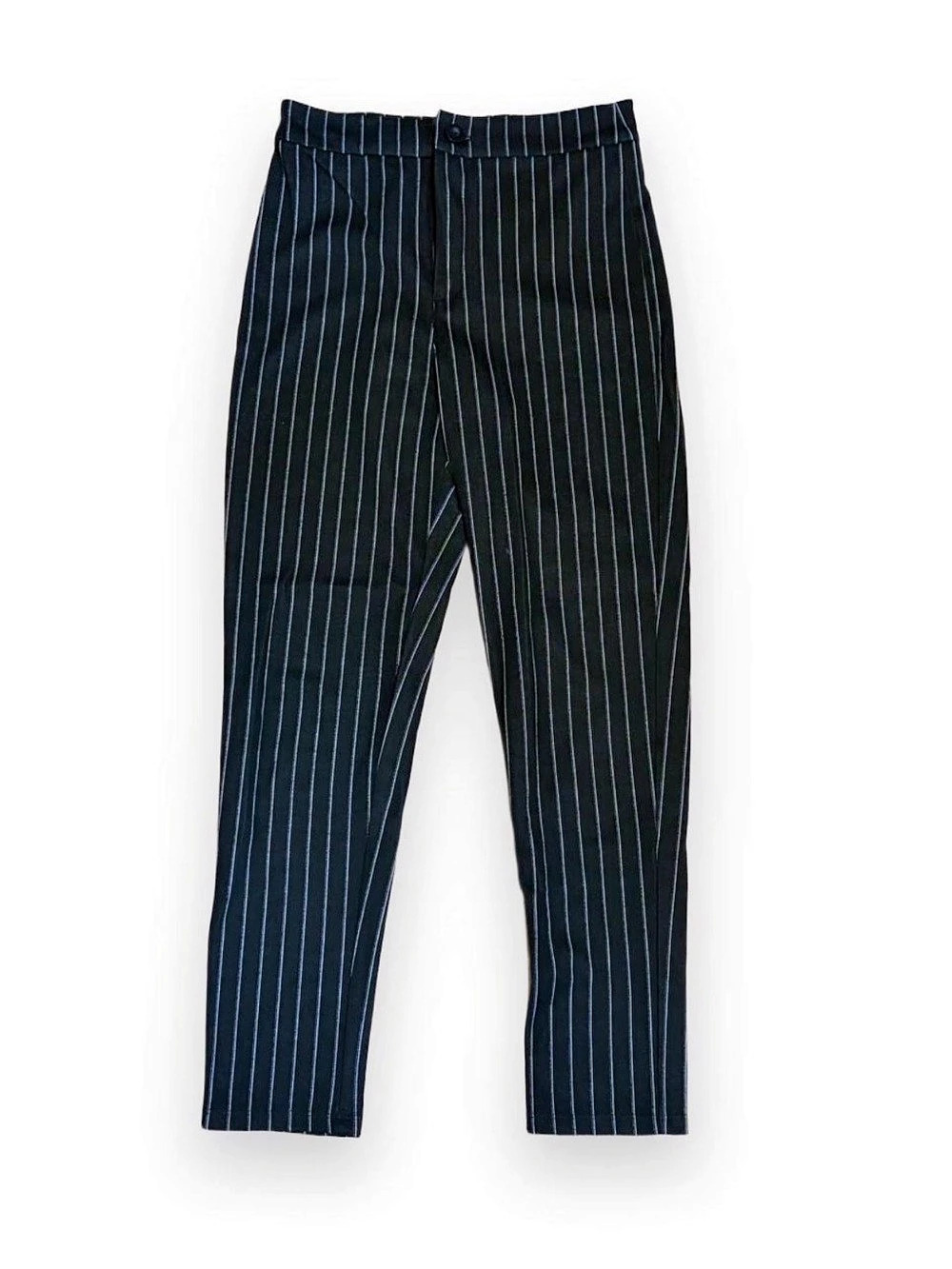 Forever 21 Striped Ankle Pants in Black & White Size Small Like New